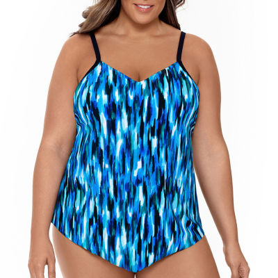 jcpenney plus swim suits