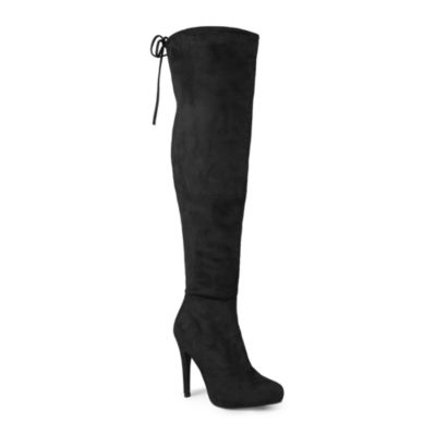 black knee high boots jcpenney