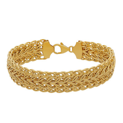 14K Gold 8 Inch Hollow Link Chain Bracelet JCPenney