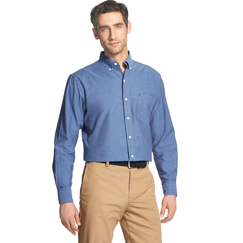 UPC 676108838182 product image for IZOD Long Sleeve Plaid Button-Front Shirt | upcitemdb.com