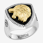 Effy  Mens Genuine Black Onyx Sterling Silver Fashion Ring