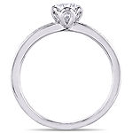 Womens 5/8 CT. T.W. Genuine White Diamond 14K Gold Engagement Ring