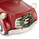North Pole Trading Co. Red Truck Christmas Tabletop Decor