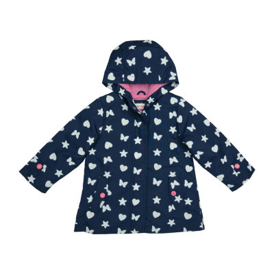 navy girls rain coat