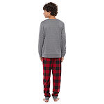 North Pole Trading Co. Very Merry Boys Long Sleeve 2-pc. Pant Pajama Set