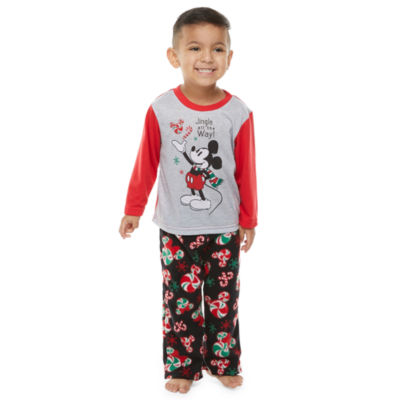 Disney Mickey Family Matching Pajamas Boys Long Sleeve 2-pc. Pant Pajama Set