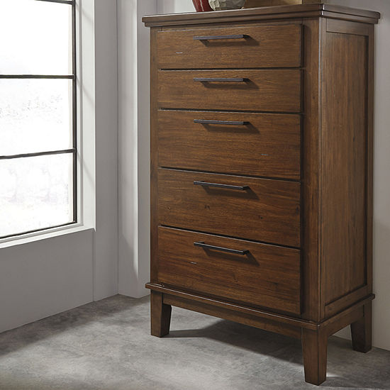 Signature Design By Ashley Ralene 5 Drawer Chest Color Medium