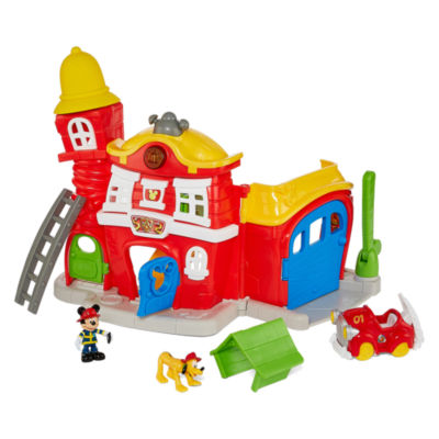 mickey mouse fire station playset