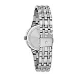 Bulova Phantom Womens Diamond Accent Silver Tone Stainless Steel Bracelet Watch 96l276