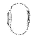 Bulova Phantom Womens Diamond Accent Silver Tone Stainless Steel Bracelet Watch 96l276