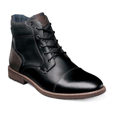 mens flat heel boots