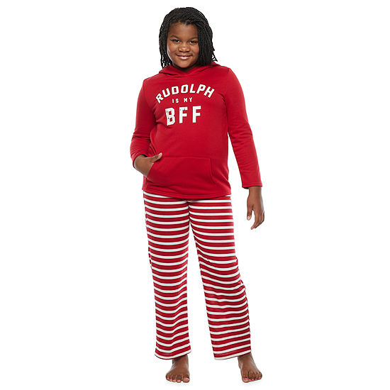 North Pole Trading Co. Rudolph Bff Little & Big Unisex 2-pc. Christmas Pajama Set