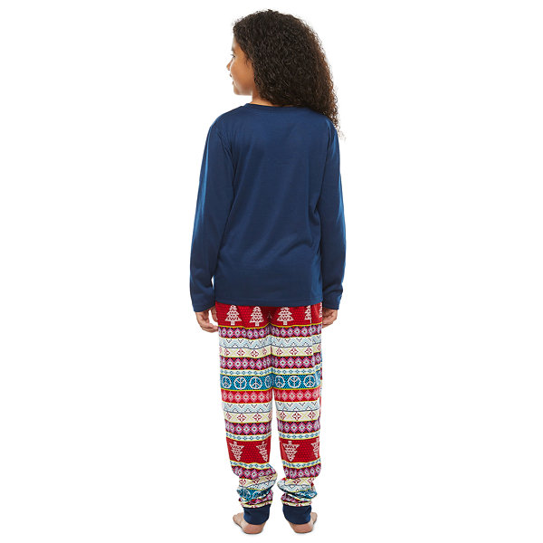 North Pole Trading Co. Nordic Fun Little & Big Unisex 2-pc. Christmas Pajama Set