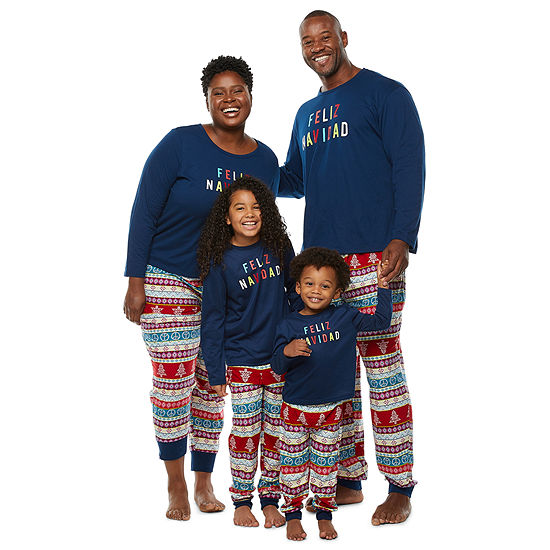 Feliz Navidad Nordic Family Matching Pajamas
