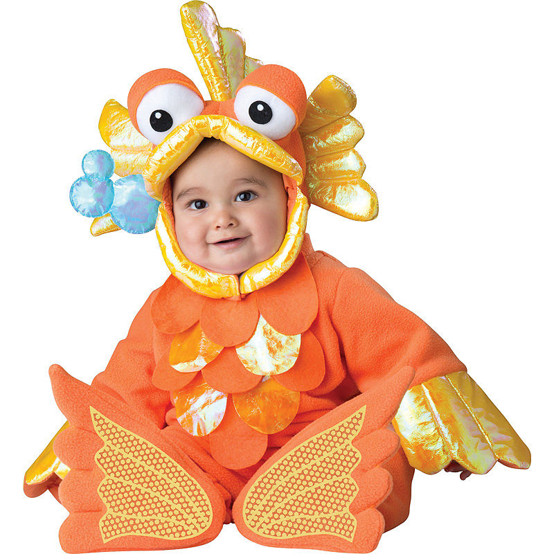 Buyseasons Giggly Goldfish Infant Costume, Orange