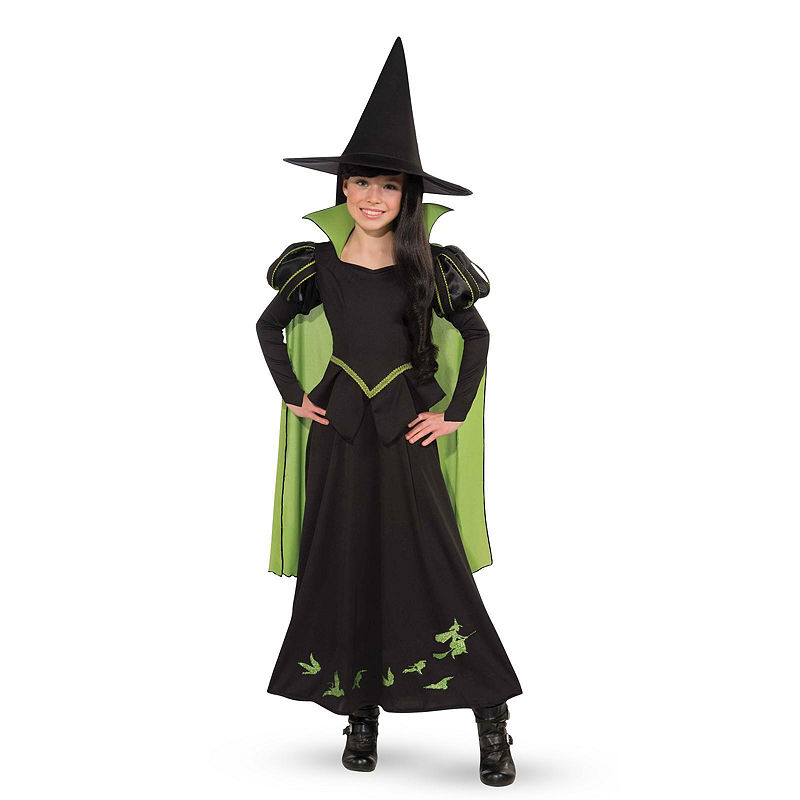 Buyseasons The Wizard Of Oz Wicked Witch Of The West Child Costume, Girls, Size 8-10, Black