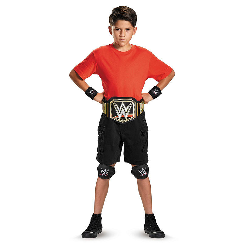 UPC 039897265582 product image for Buyseasons Wwe Champion Child Costume Kit 5-pc. Dress Up Costume-Big Kid Boys | upcitemdb.com