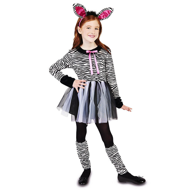 Buyseasons Zebra Girl Child Costume, Girls, Size 4-6