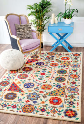 nuLoom Hand Tufted Deonna Rug, Color Multi JCPenney