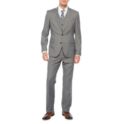 JF J. Ferrar Ultra Comfort Medium Gray Slim Fit Suit Separates, Color ...