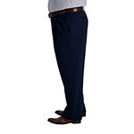 Haggar® Mens Iron Free Big and Tall Classic Fit Pleated Khaki Pant