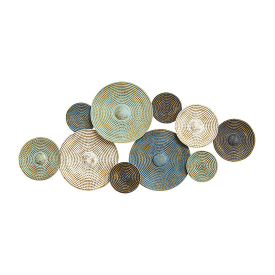 Stratton Home Decor Asheville Textured Plates Wall Decor Modern