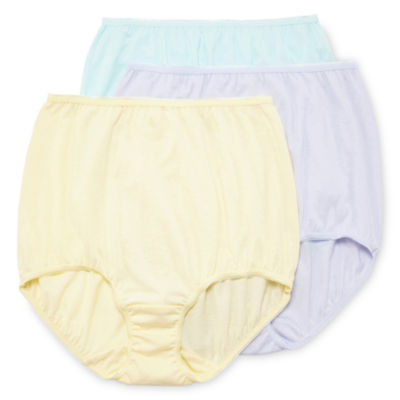 Underscore Cotton 3 Pair Knit Brief Panty JCPenney