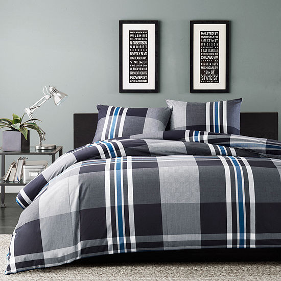 Ink Ivy Nathan Plaid Duvet Cover Set Color Multi Jcpenney
