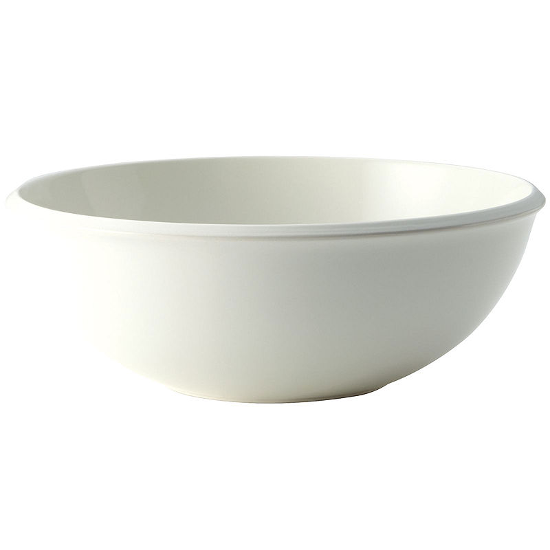 Rachael Ray Rise Serving Bowl, White