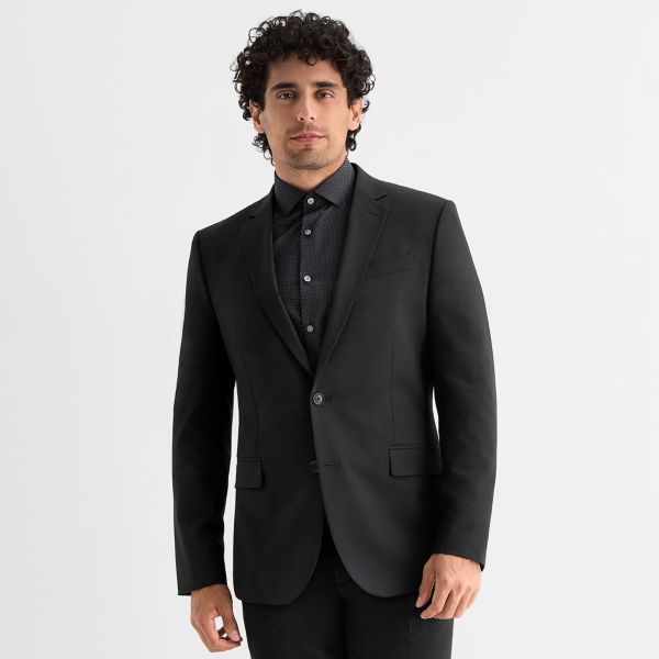 J. Ferrar Ultra Comfort Mens Stretch Fabric Slim Fit Suit Jacket