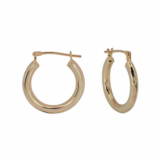 10K Gold 18mm Hoop Earrings-JCPenney