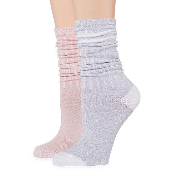 Mixit 2 Pair Ultra Soft Slouch Crew Socks - Womens - JCPenney