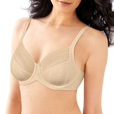 Bali Lilyette Enchantment Lace Underwire Unlined Minimizer Bra