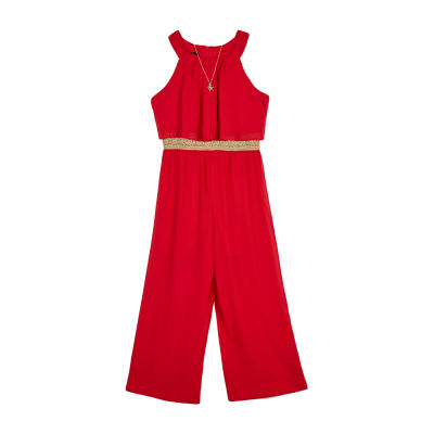 red kids jumpsuit