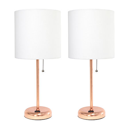 Limelights Rose Gold Stick Lamp, Jcpenney Table Lamp Sets