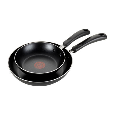 TFal Essentials 2pc. Aluminum NonStick Frying Pan, Color Black