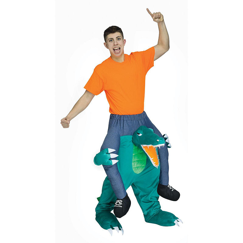 Buyseasons Ride A Gator Adult Costume - One Size Fits Most, Green