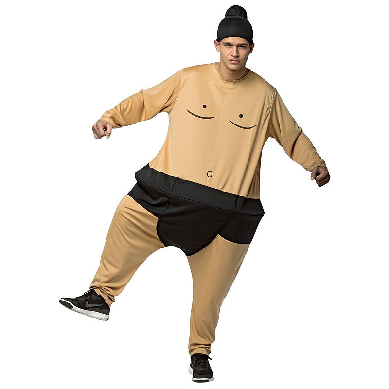 Buyseasons Sumo Hoopster Adult Costume- One Size Fits Most