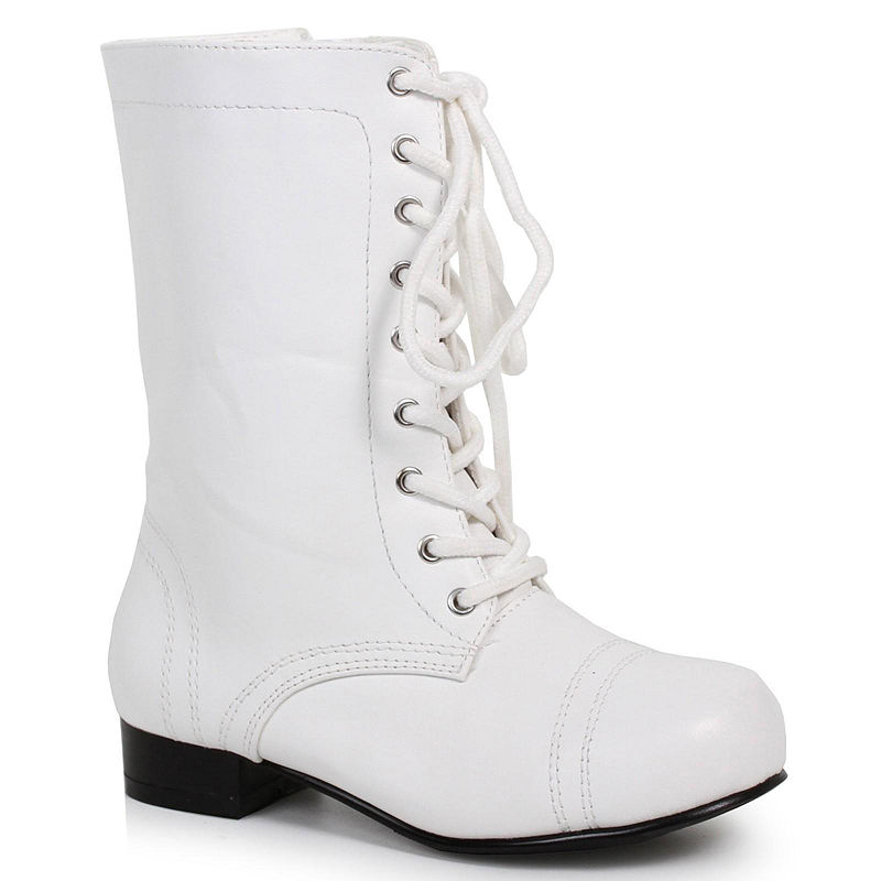 Buyseasons Children'S White Ankle Combat Boot