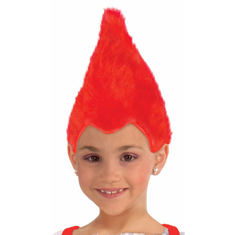 Buyseasons Child Fuzzy Wig, Red