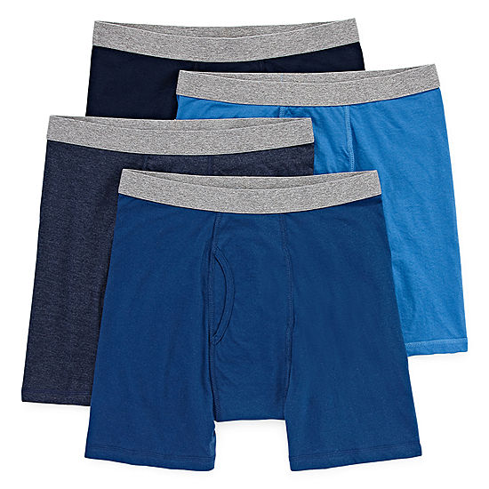 Stafford Blended Cotton 4 Pk Boxer Briefs JCPenney