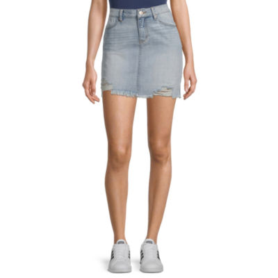 rewash denim skirt