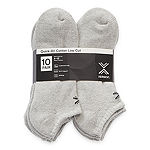 Xersion Mens 10 Pair Quick Dri Low Cut Socks