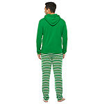 North Pole Trading Co. Team Santa Mens Long Sleeve 2-pc. Pant Pajama Set