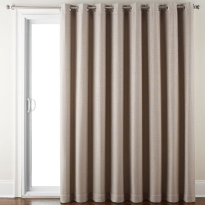 Liz Claiborne Quinn Basketweave Room Darkening Grommet Top Single