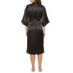 Ambrielle Womens Kimono Robes 3/4 Sleeve Knee Length