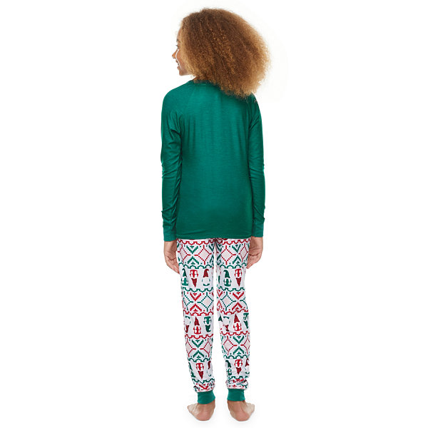 Jaclyn Gnome Family Matching Pajamas Little & Big Unisex 2-pc. Christmas Pajama Set