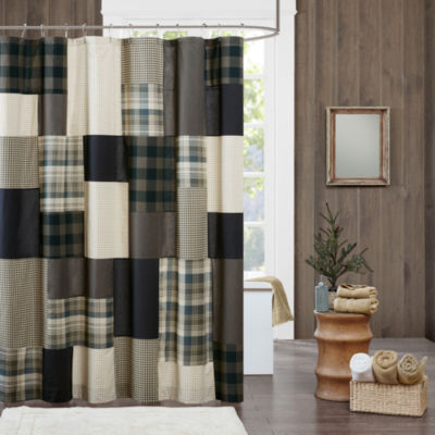 Woolrich Winter Hills Cotton Shower Curtain Color Taupe Jcpenney
