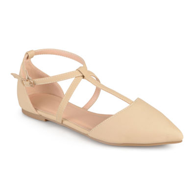 ankle strap ballet flats