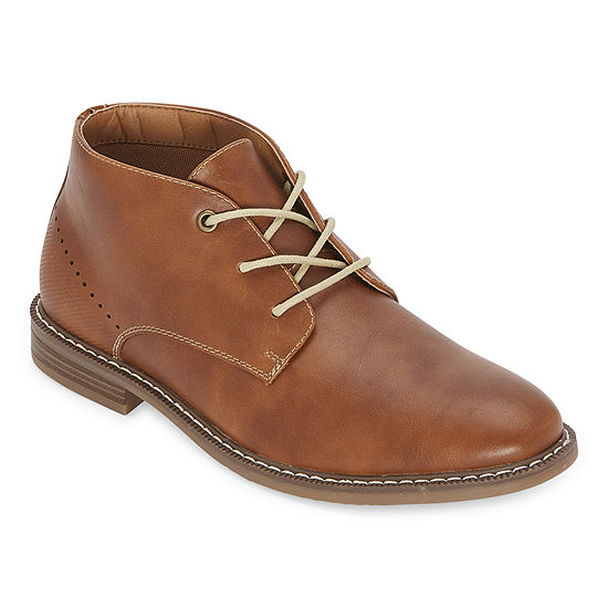 JF J.Ferrar Mens Gilbert Block Heel Chukka Boots